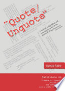 Quote/unquote